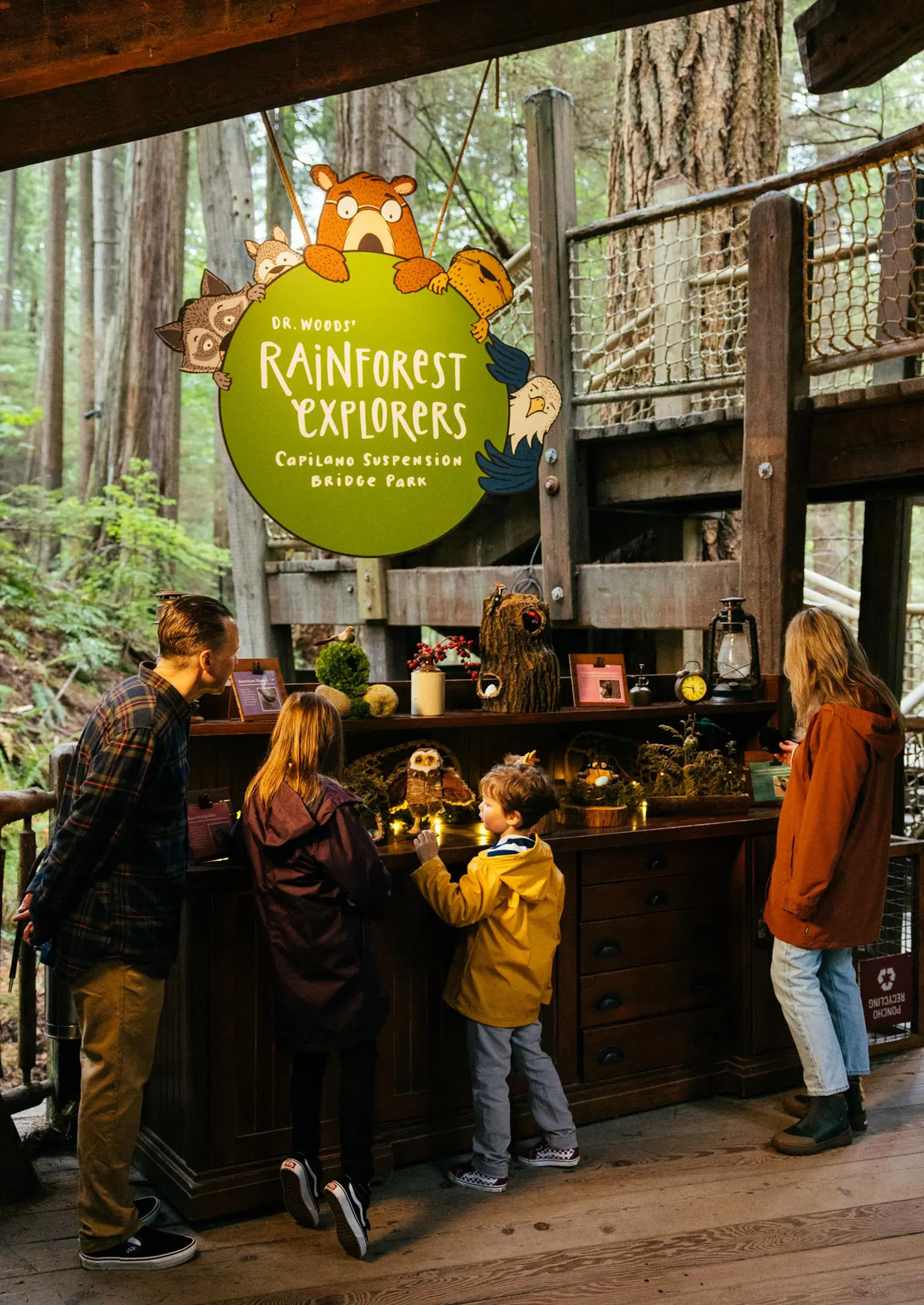 Dr. Woods Rainforest Explorers at Capilano Suspension Bridge Park