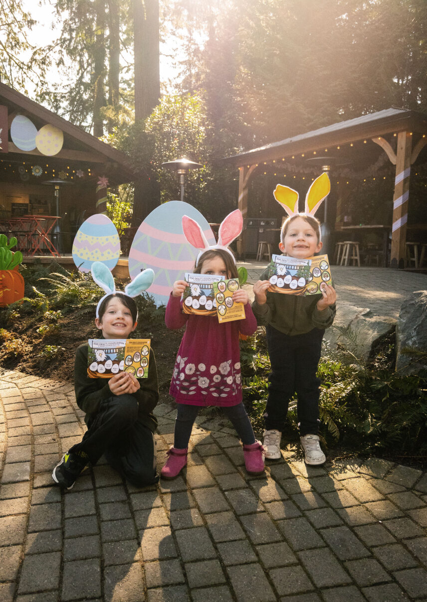 Children at Hoppy Heights Easter event
