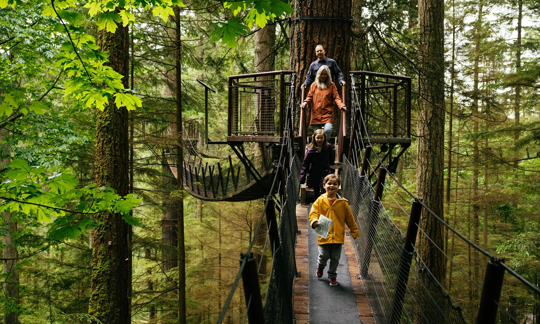 Cap Kids at Capilano Suspension Bridge Park